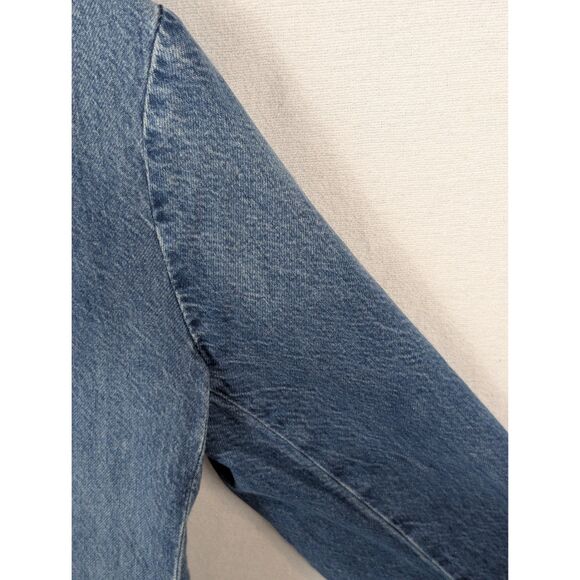 Lauren Ralph Lauren Denim Blazer Blue Women's Size 4 - Picture 10 of 15